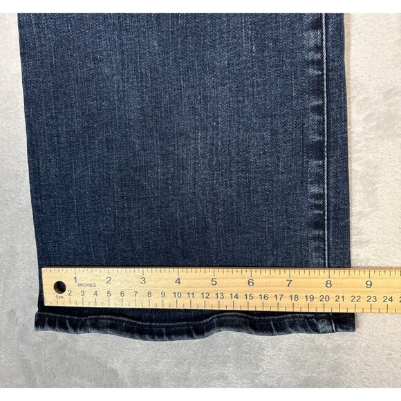NYDJ Barbara Bootcut Jeans High Rise Women's 14 Blue Denim Lift Tuck Technology - Picture 8 of 9